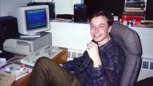 young elon musk