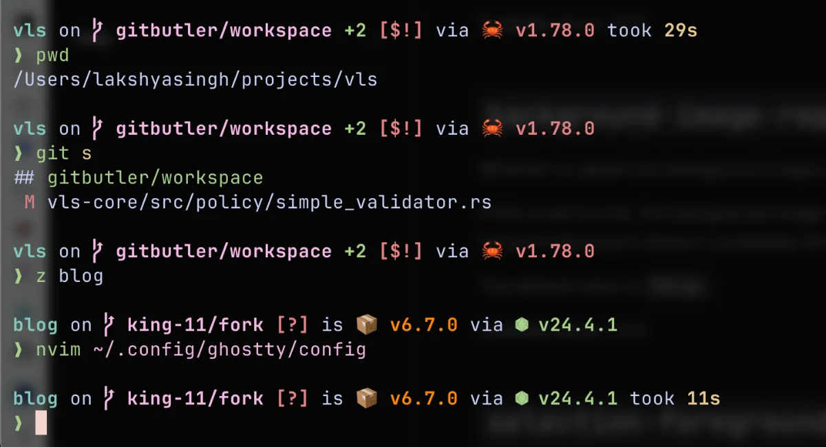 starship shell prompt