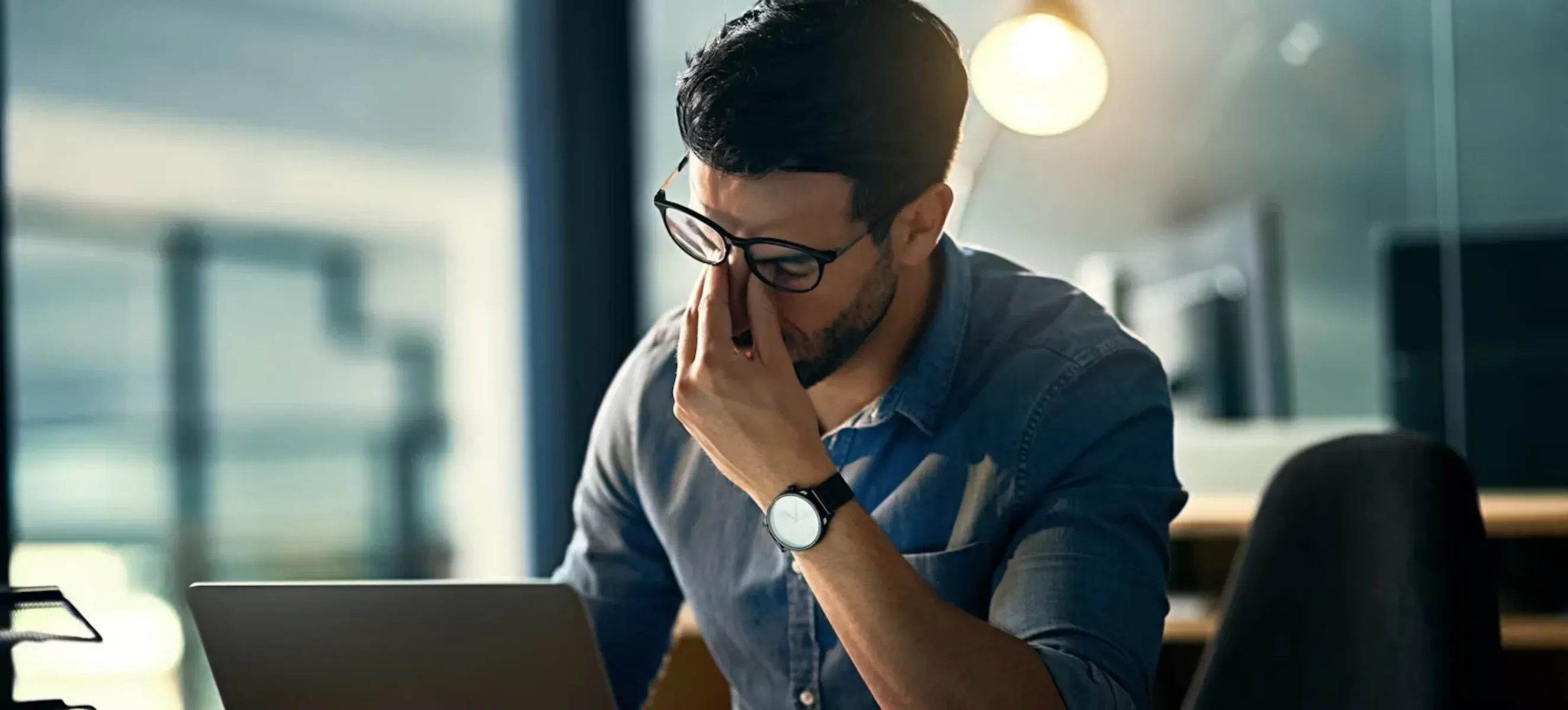 stressed out employee